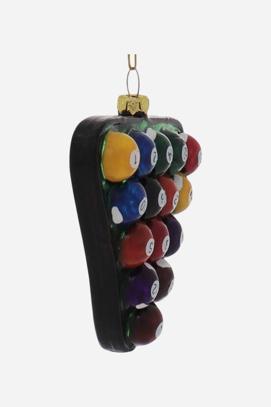 Billard Balls Ornament – back view