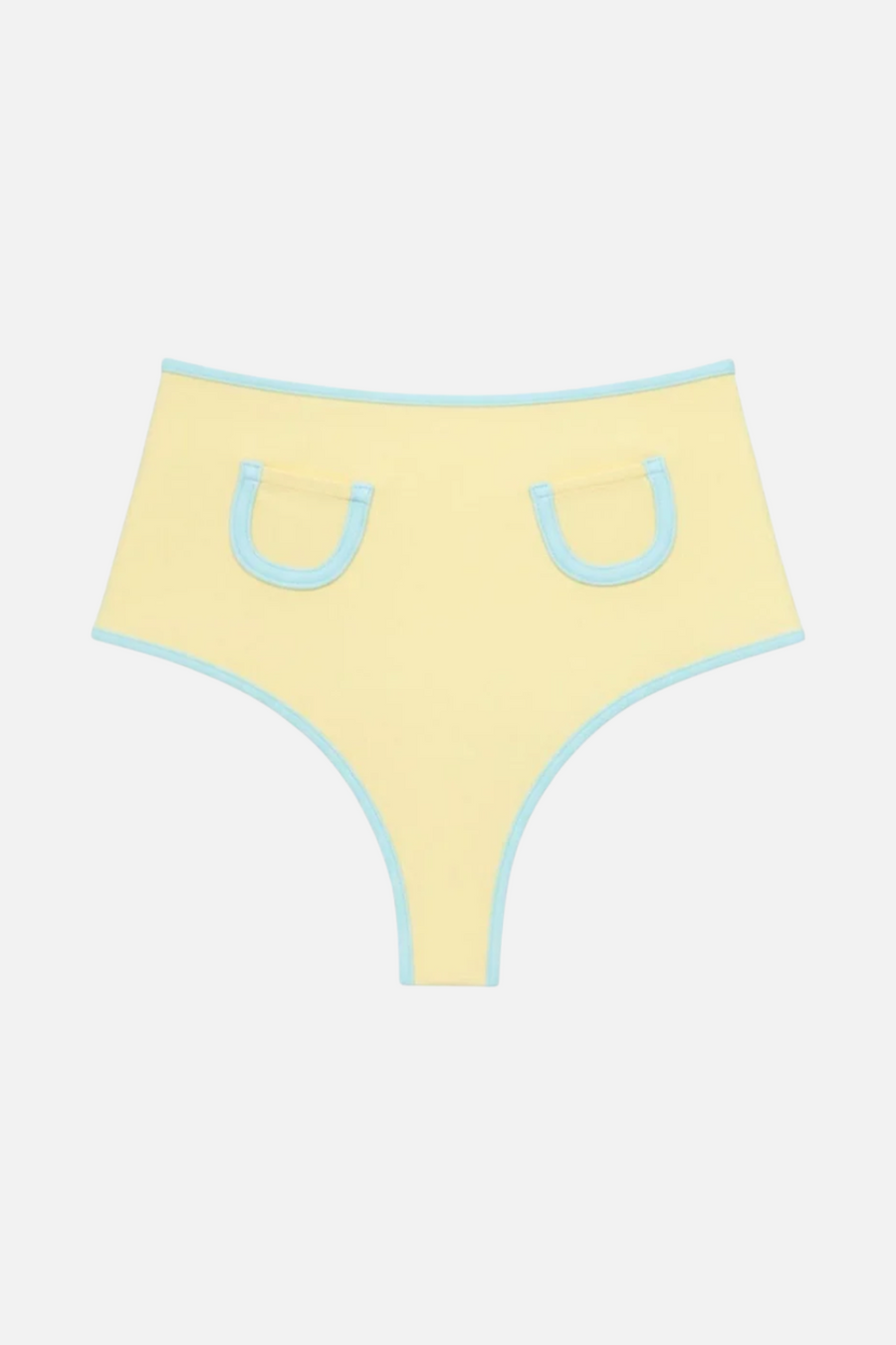 Montce Women's Binded Polly Bikini Bottom in Sunshine