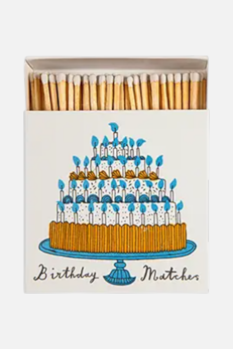 Birthday Cake Square Matches – front view