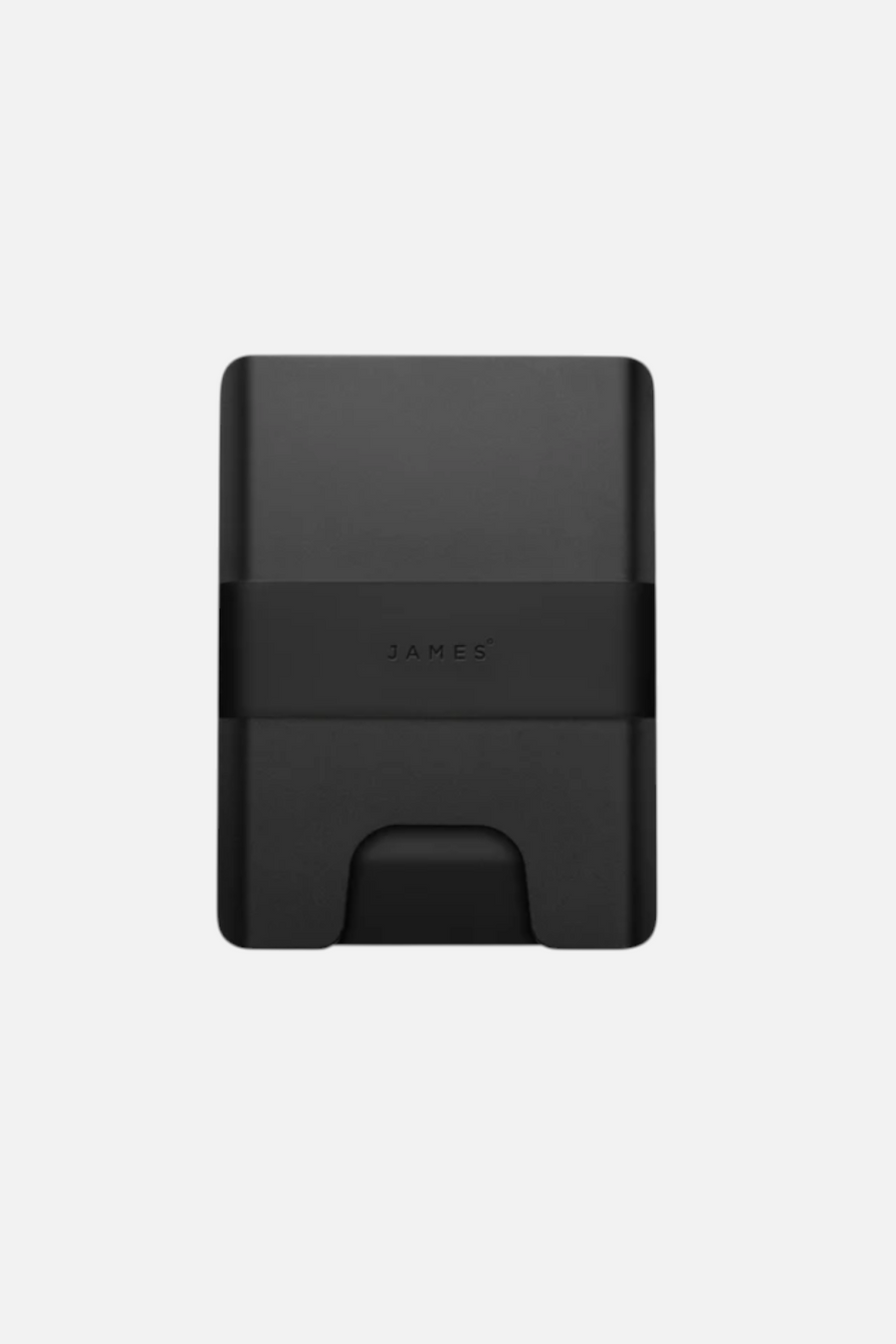 The James Brand Lowe Minimalist Cardholder in Black & Black