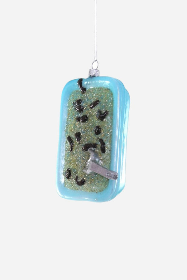Blue Litter Box Ornament