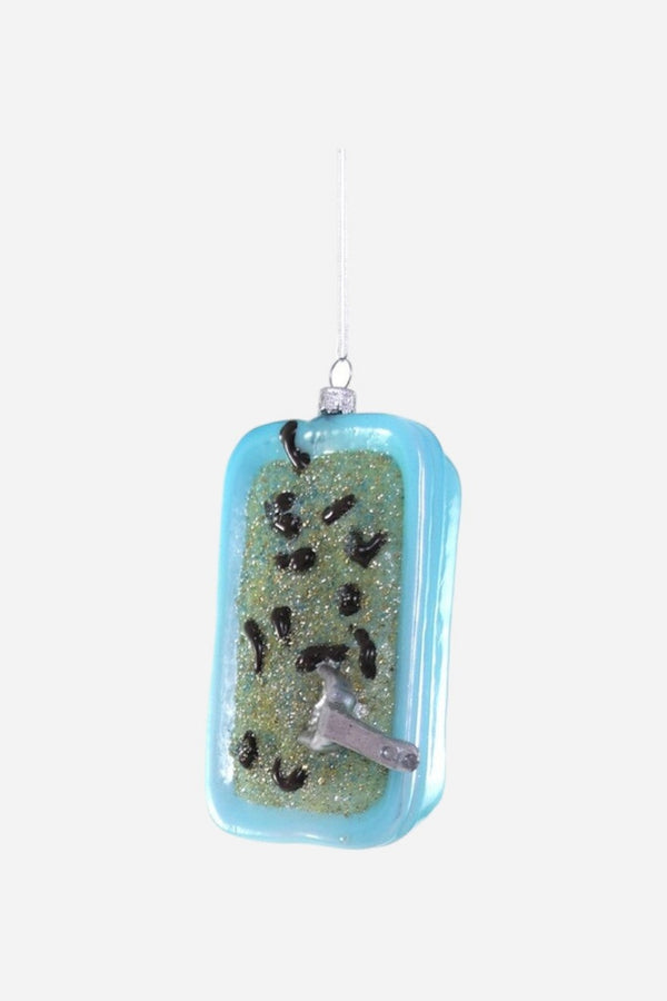 Blue Litter Box Ornament