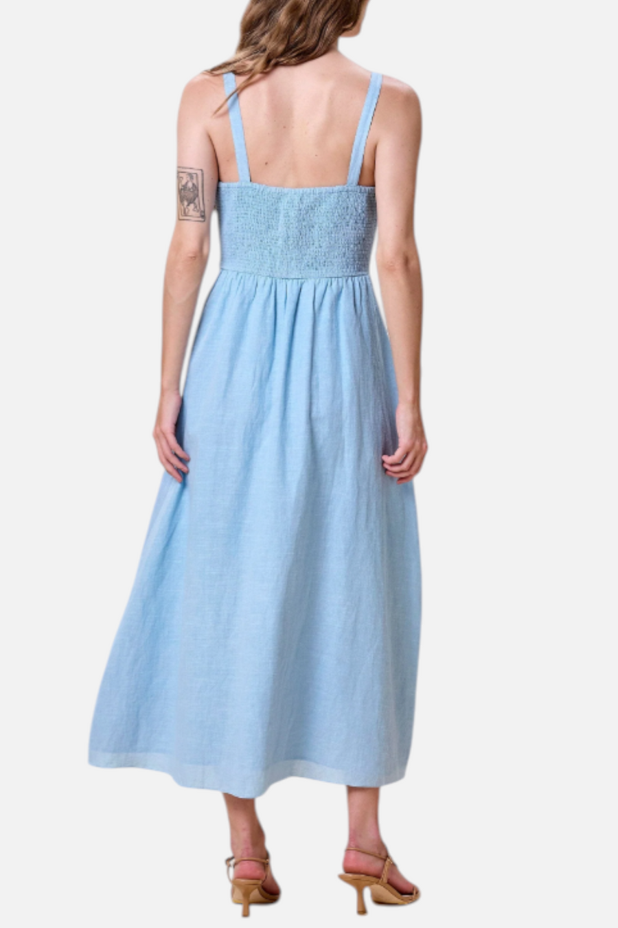 Cleobella Marceline Midi Dress in Glacier Lake