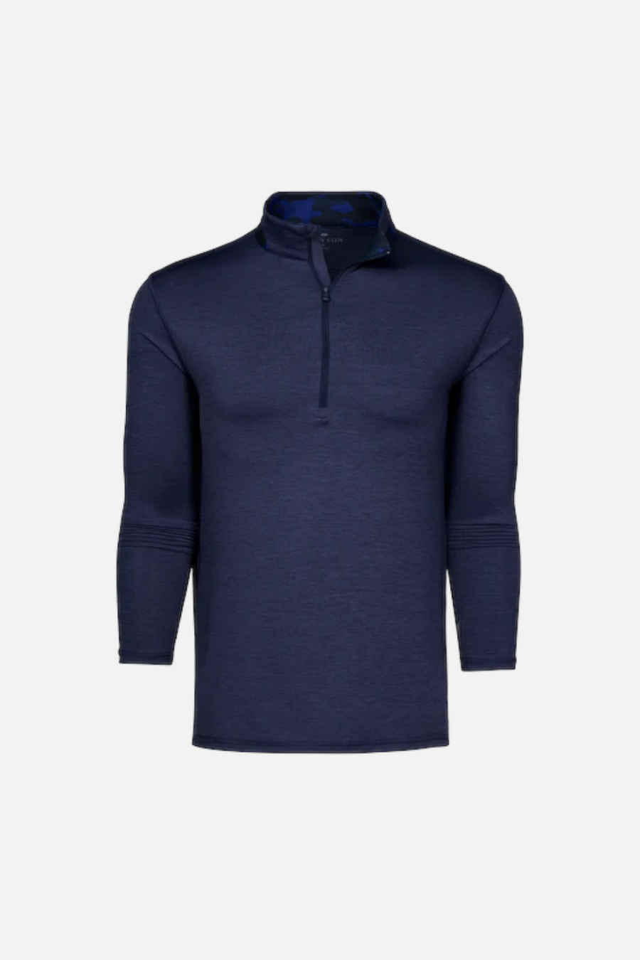 Greyson Guide Sport Quarter Zip in Maltese Blue – front view