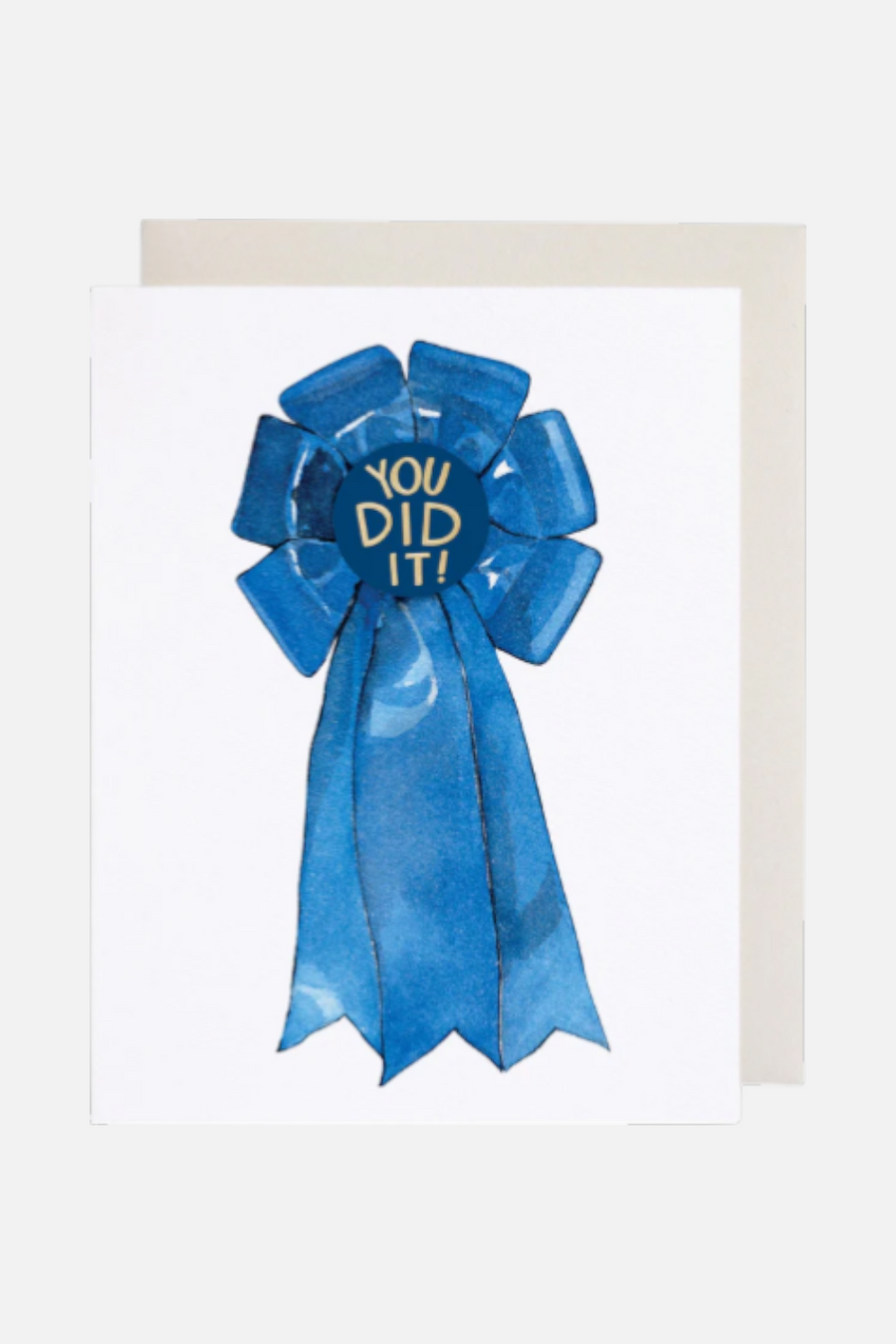 Blue Ribbon Greeting Card
