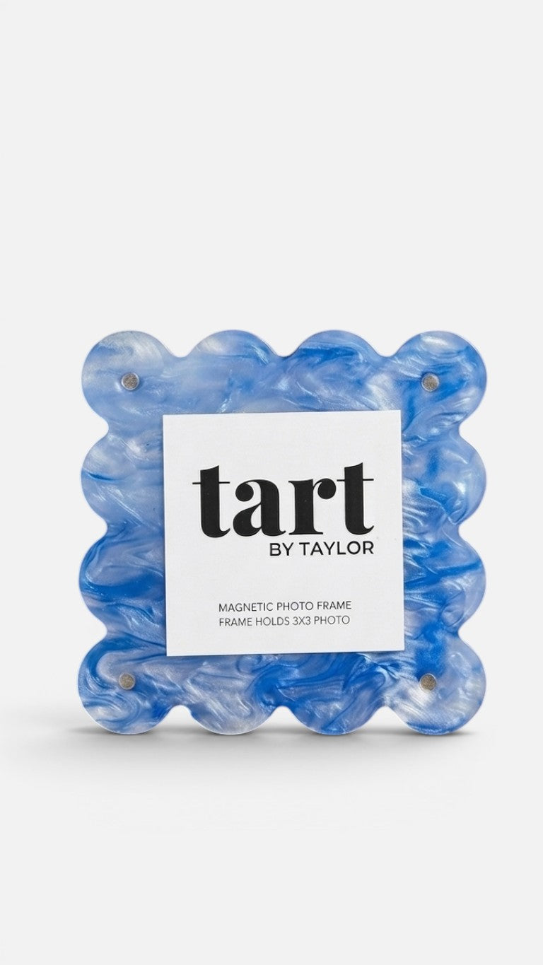 Tart by Taylor Mini Acrylic Frame in Blue Marble