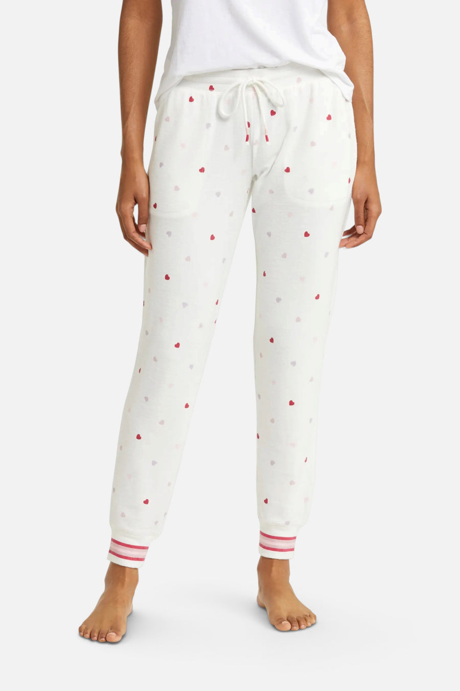 Bnd Pant Feel Loved Ivory – front view