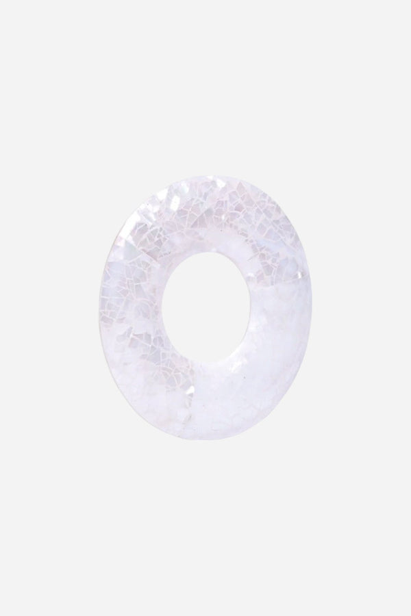 Bodrum Group Set Of 4 Pearl Shell Disk Napkin Rings