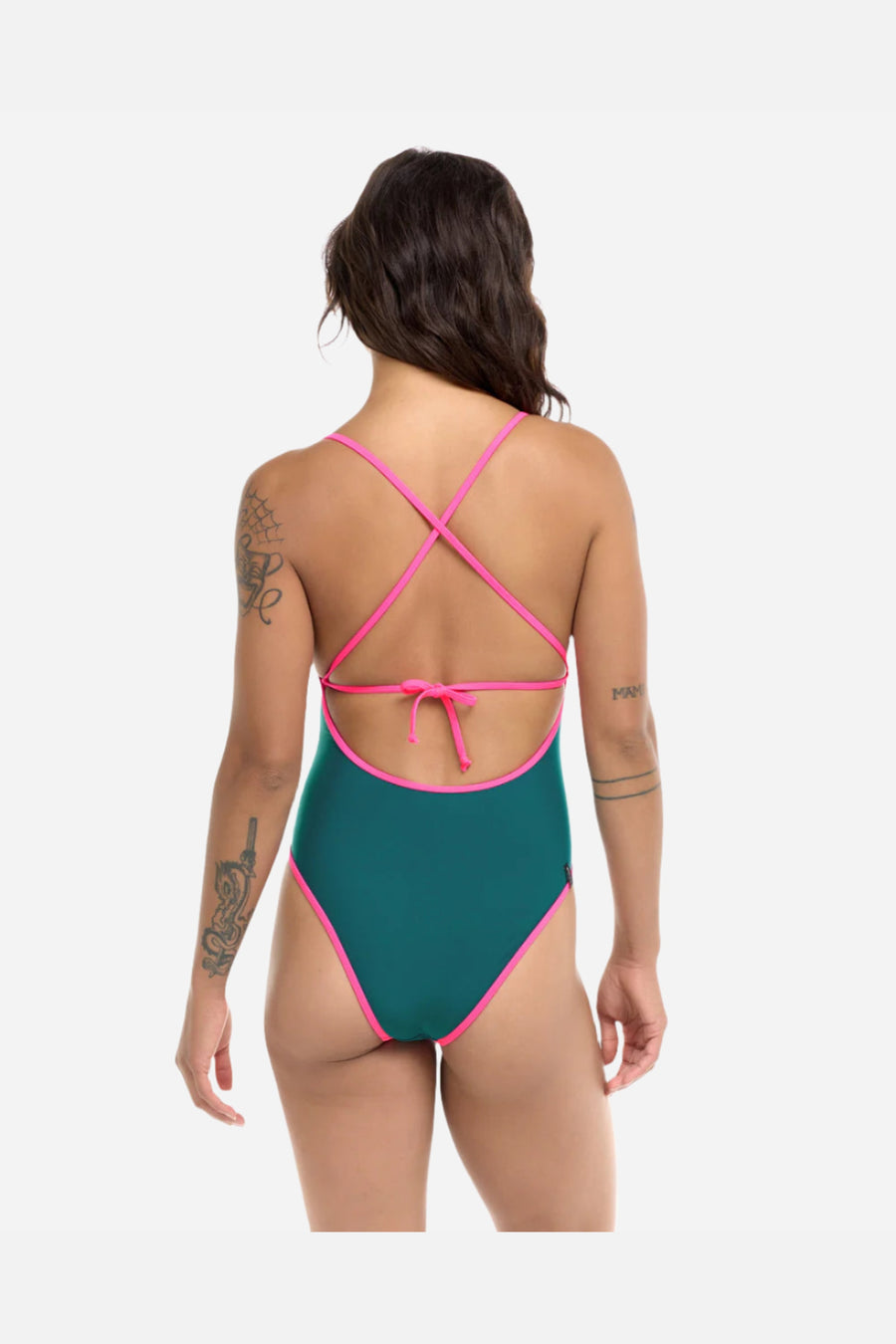 Body Glove Vibration Devon One-Piece Swimsuit in Kingfisher – back view