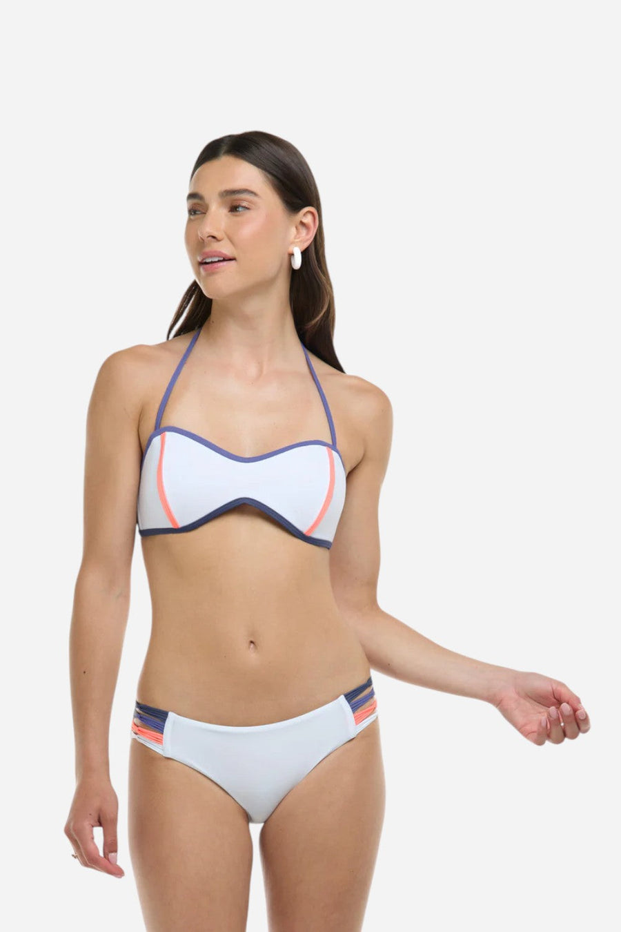 Body Glove Vibration Tainted Love Retro Bandeau in Snow/Vibration – detail