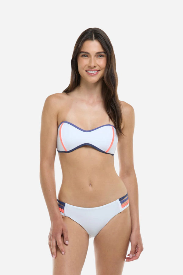 Body Glove Vibration Tainted Love Retro Bandeau in Snow/Vibration