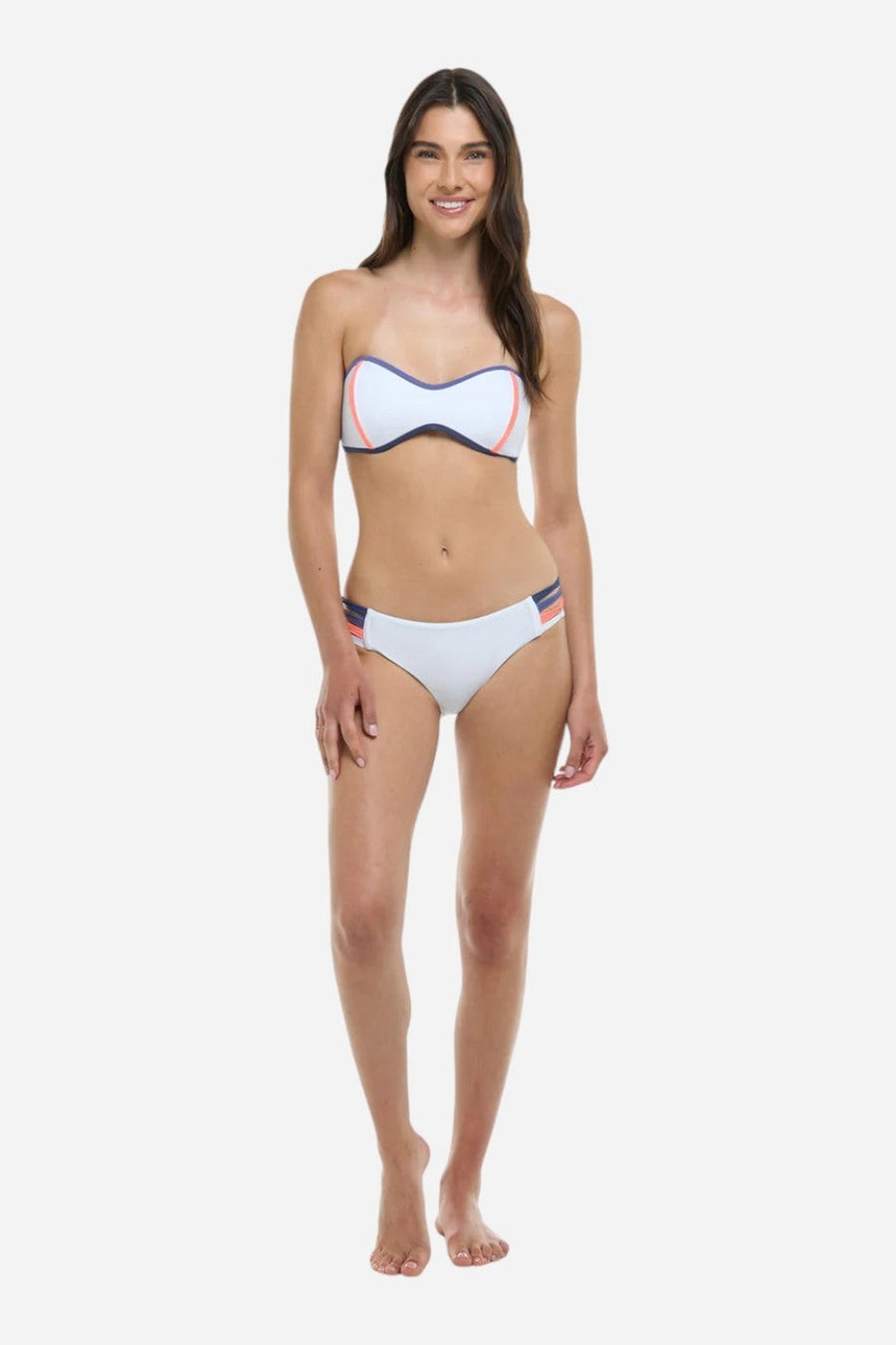 Body Glove Vibration Tainted Love Retro Bandeau in Snow/Vibration – side view