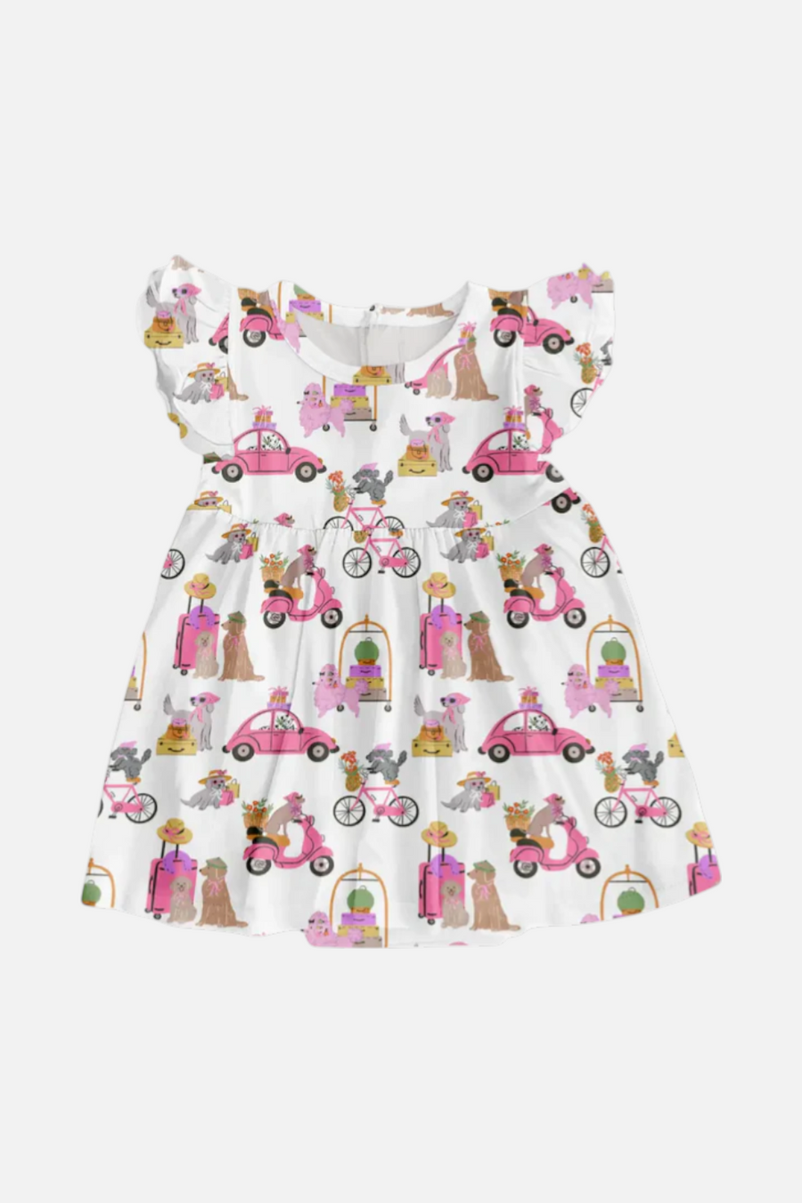 Goosies Bodysuit Dress in Puppy Chic