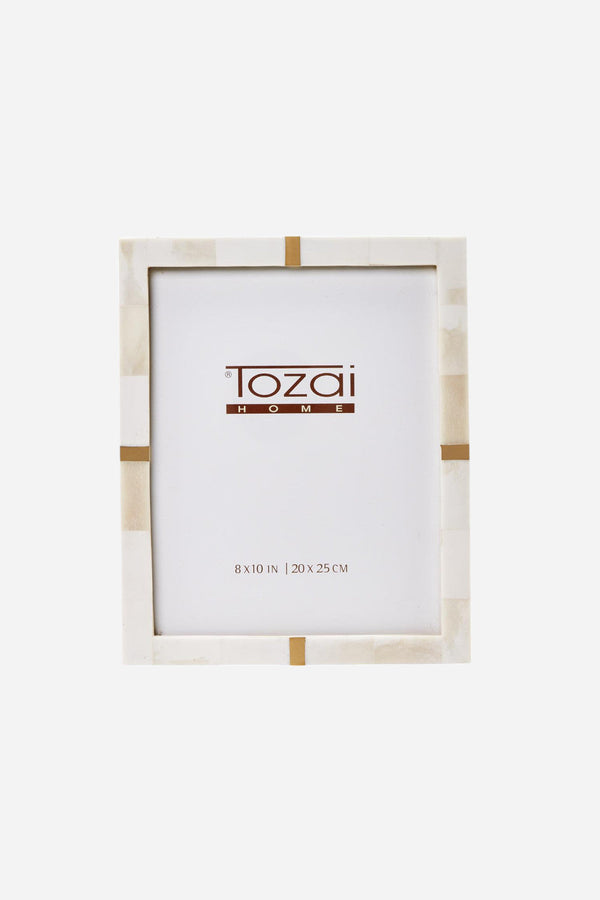 Bone and Brass Photo Frame - 8x10