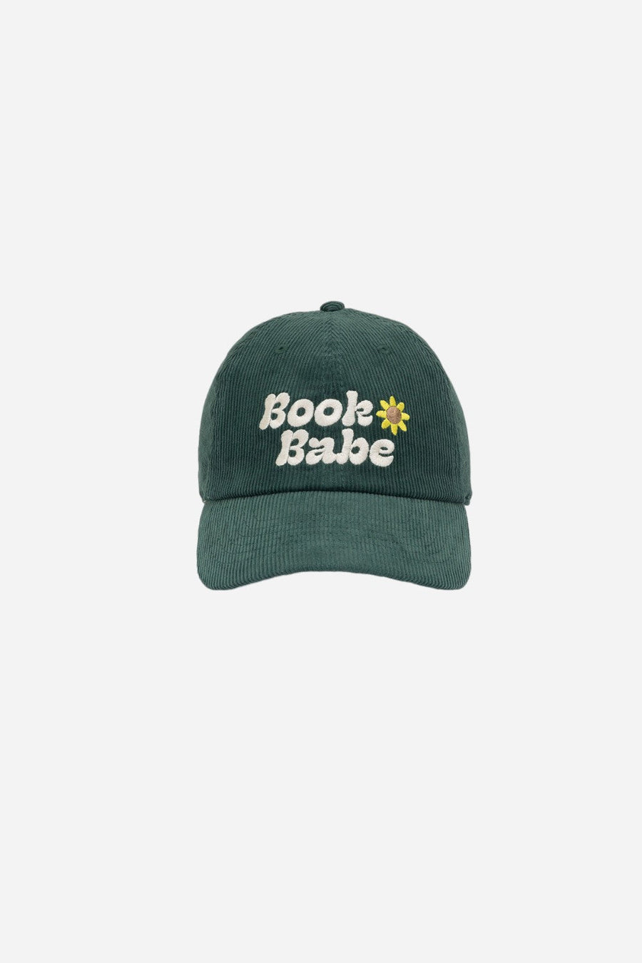 Book Babe Hat in Dark Green – front view