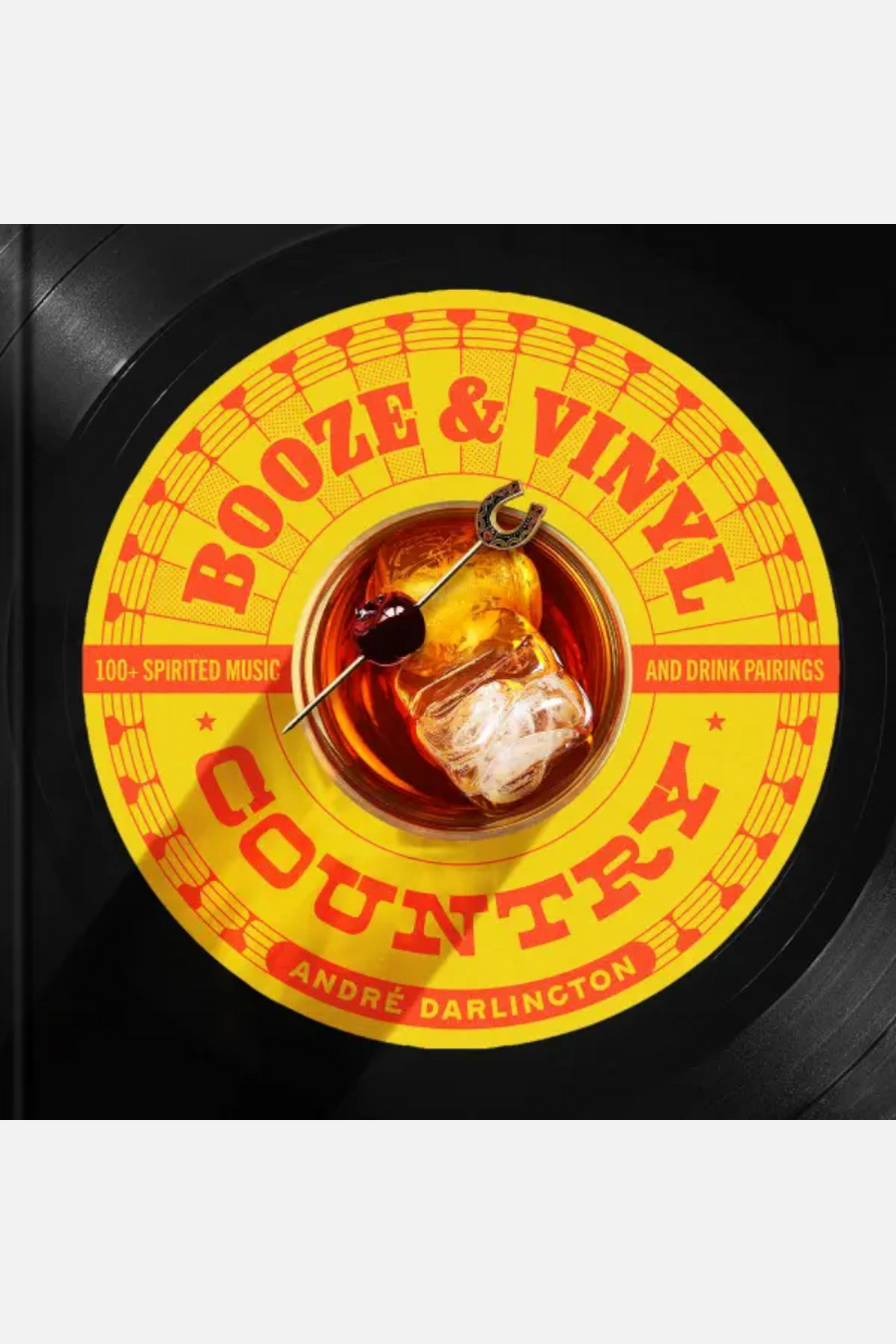 Booze & Vinyl Country Print Book – front view