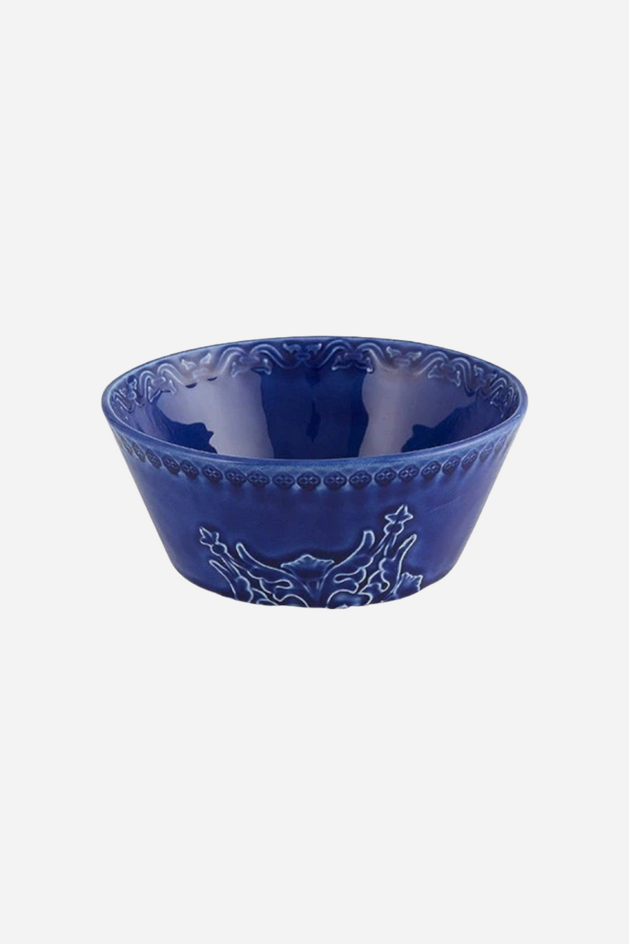 Bordallo Pinheiro Rua Nova Cereal Bowl Indigo – front view
