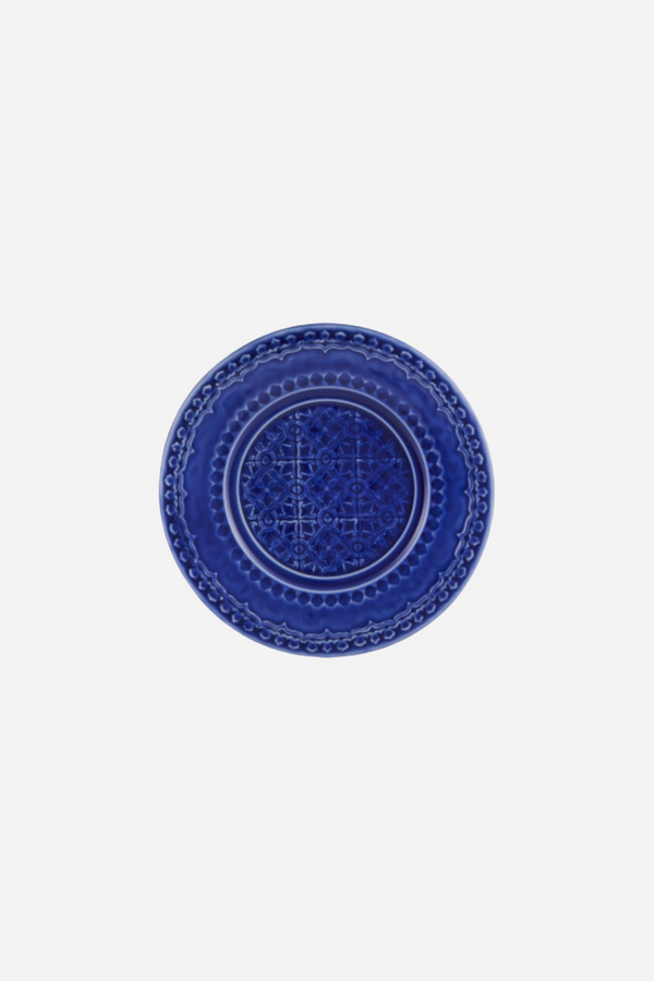 Bordallo Pinheiro Rua Nova Fruit Plate Indigo