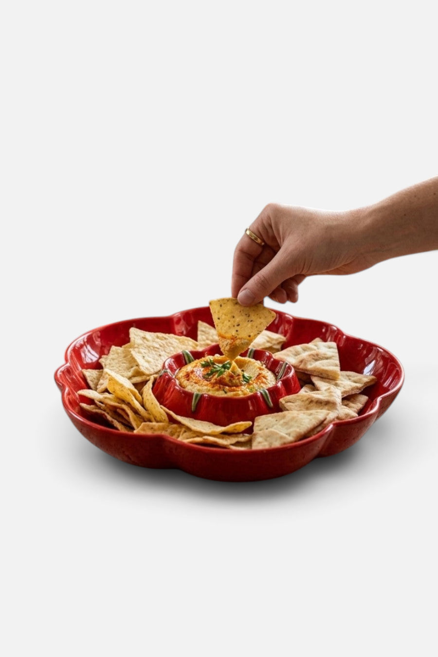 Bordallo Pinheiro Tomato Appetizer Plate – detail
