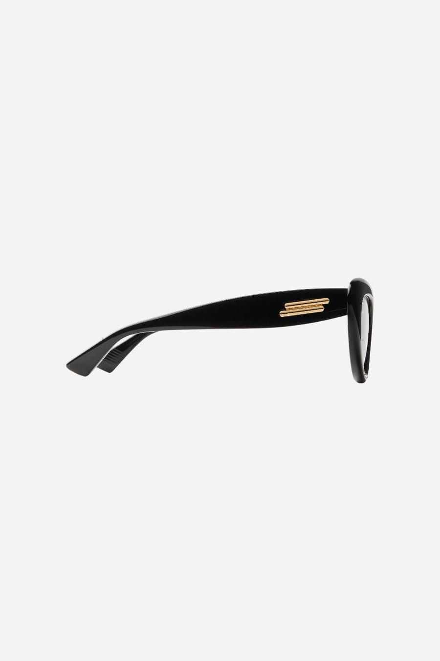 Bottega Veneta Bombe Cat Eye Sunglasses in Black - Bv1282s-001 53 – back view