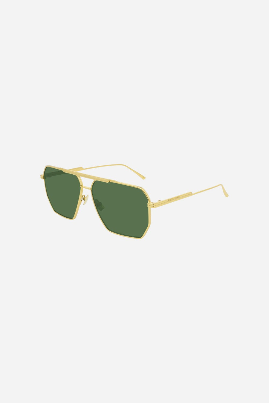 Bottega Veneta Gold Square Frame Aviators - Bv1012s-004 60 – back view