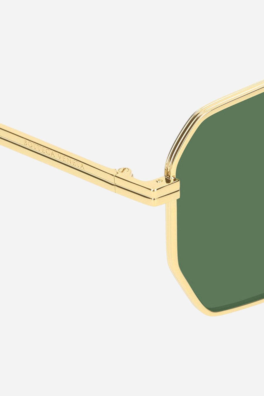 Bottega Veneta Gold Square Frame Aviators - Bv1012s-004 60 – detail