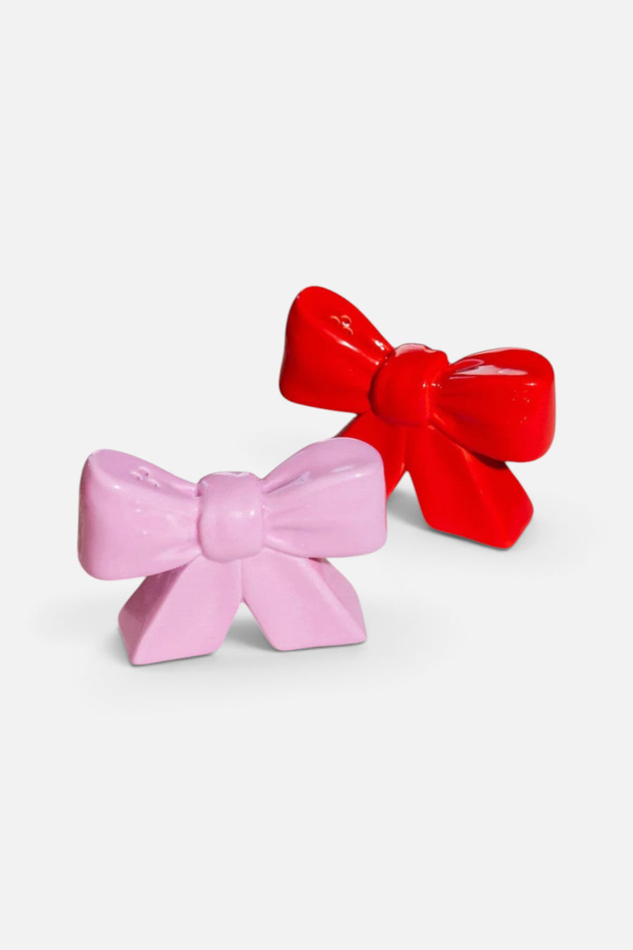 Bow Salt & Pepper Shakers – back view
