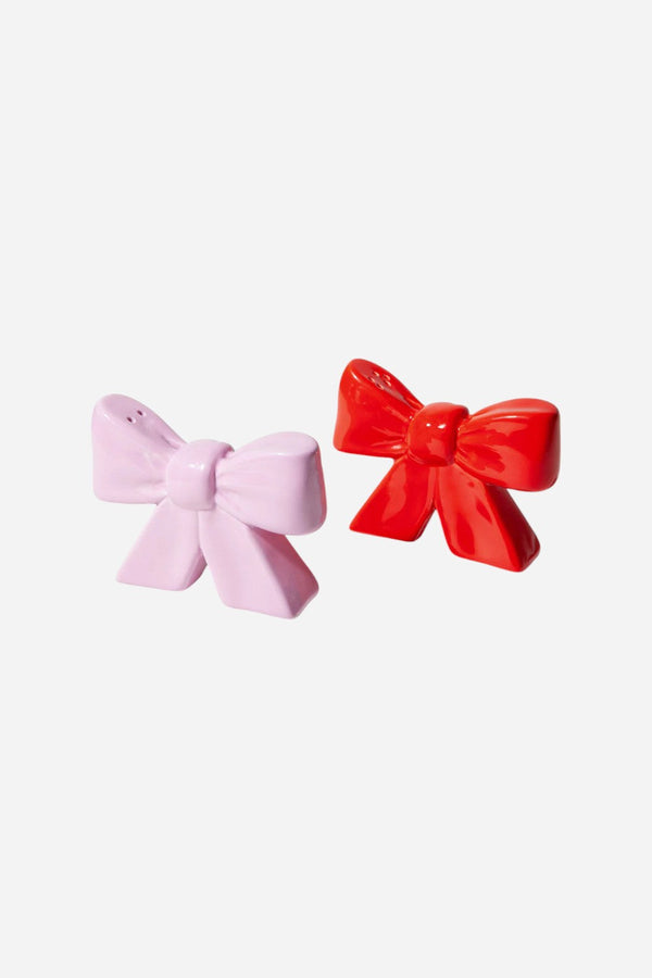 Bow Salt & Pepper Shakers