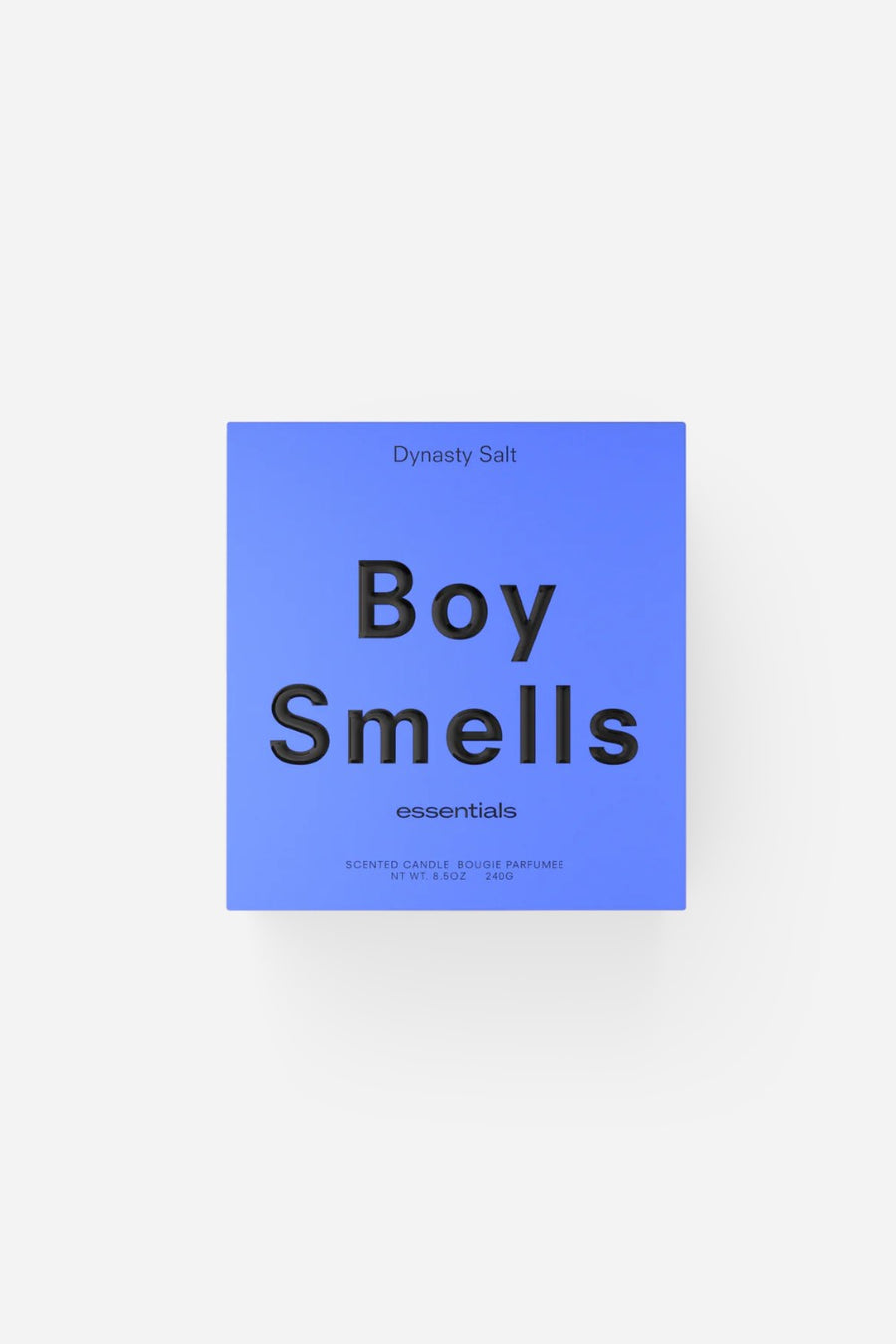 Boy Smells Dynasty Salt Candle – back view