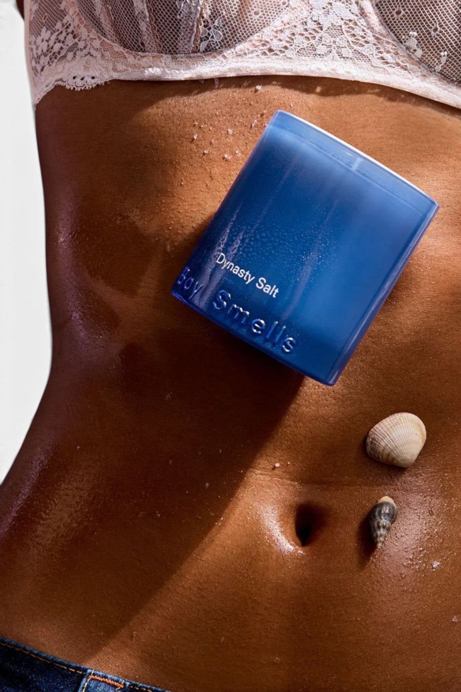 Boy Smells Dynasty Salt Candle – side view