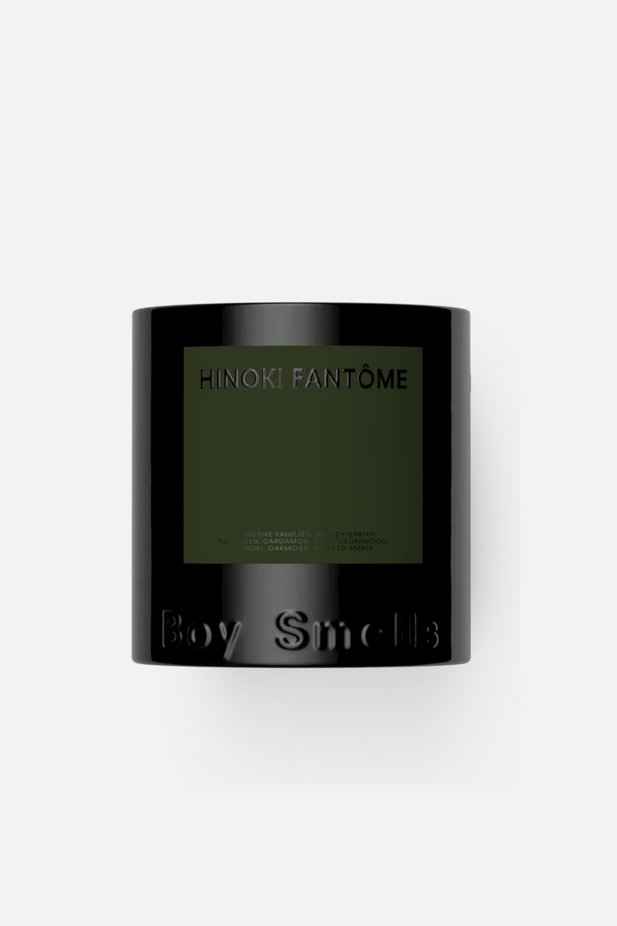 Boy Smells Hinoki Fantame Holiday Standard 8.5 Oz Candle – back view