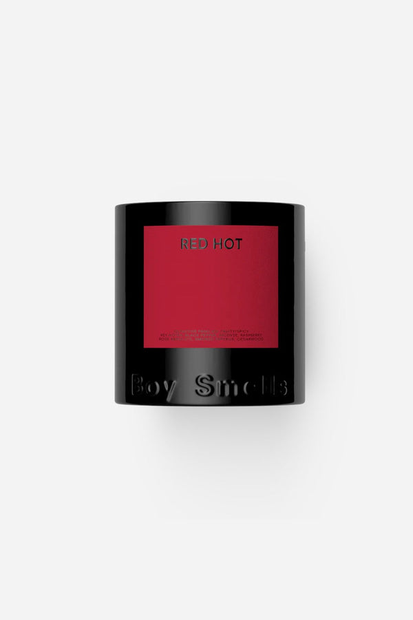 Boy Smells Red Hot Candle