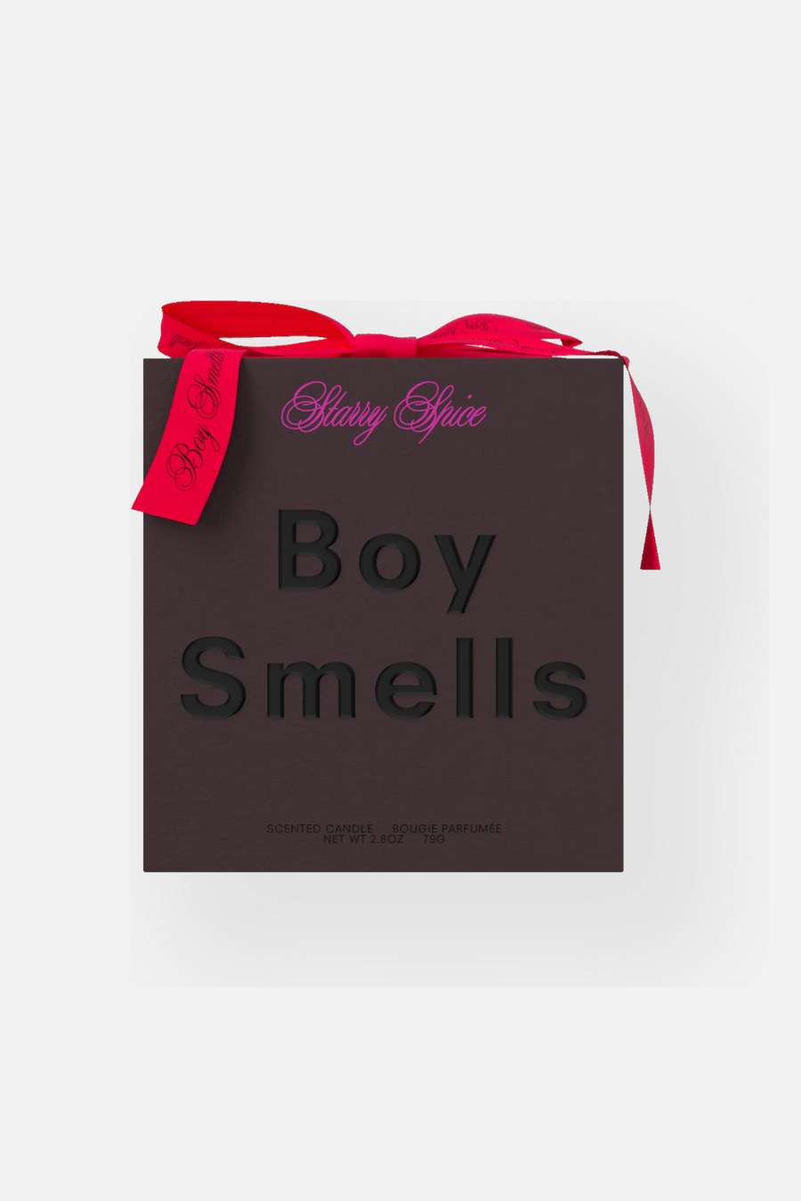 Boy Smells Starry Spice Holiday 8.5 OZ Candle – back view