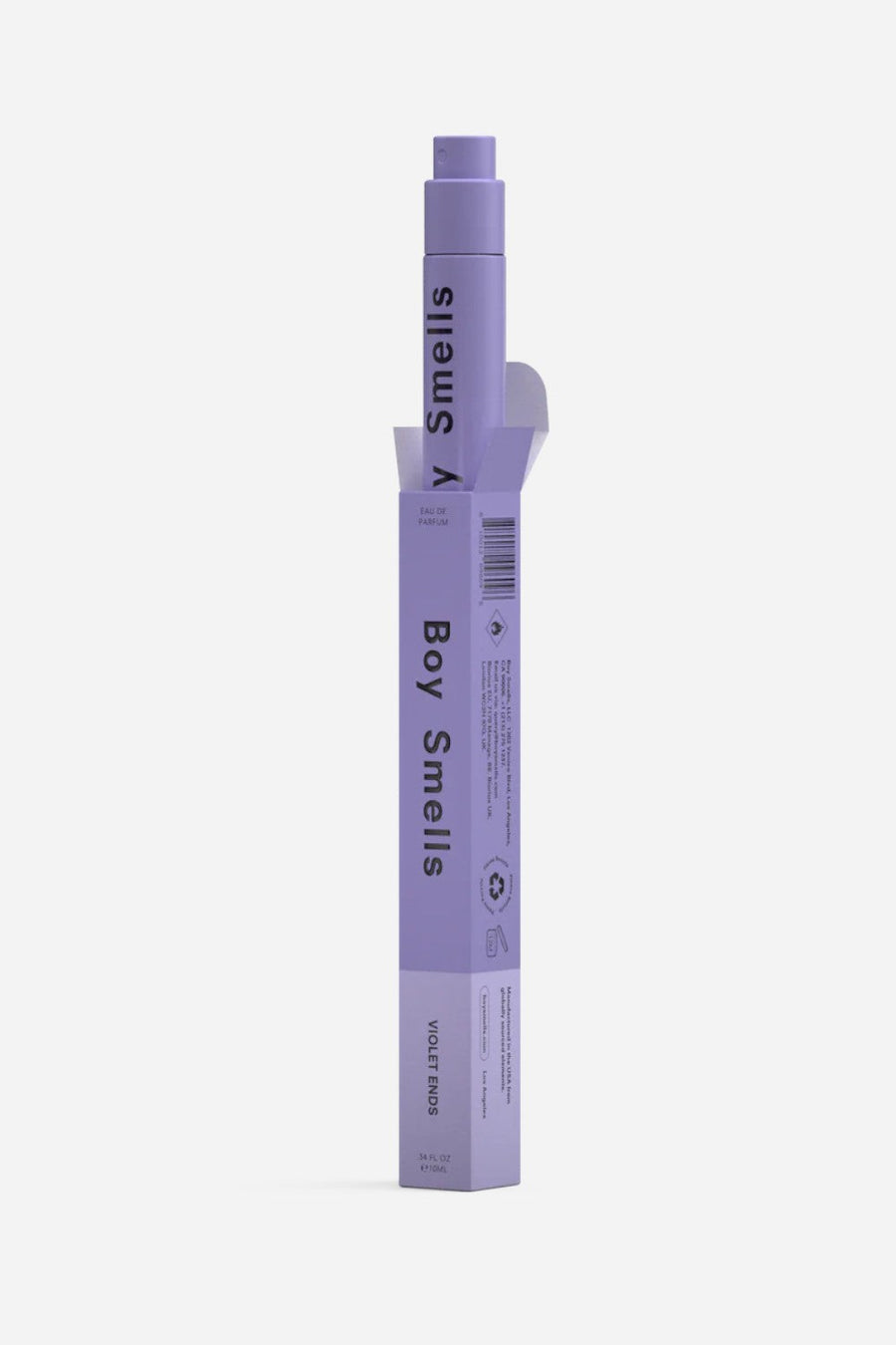 Boy Smells Violet Ends Eau de Parfum Travel Spray – side view