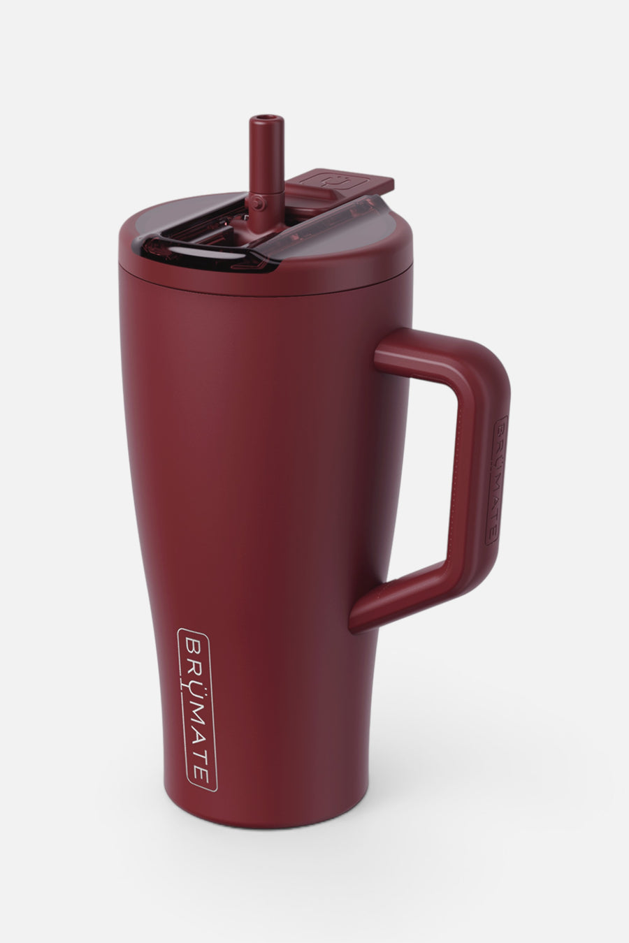 BrüMate Era Flip 30oz Tumbler in Cabernet – front view