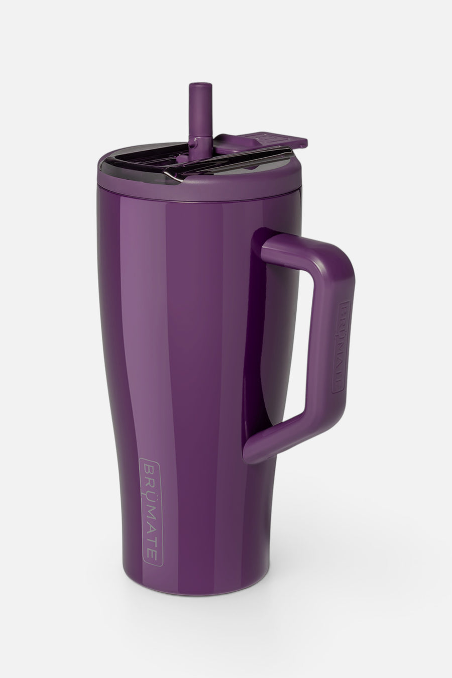 BrüMate Era Flip 30oz Tumbler in Plum – front view
