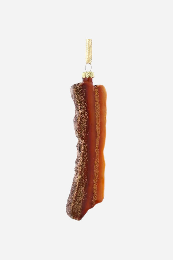 Breakfast Bacon Dark Ornament