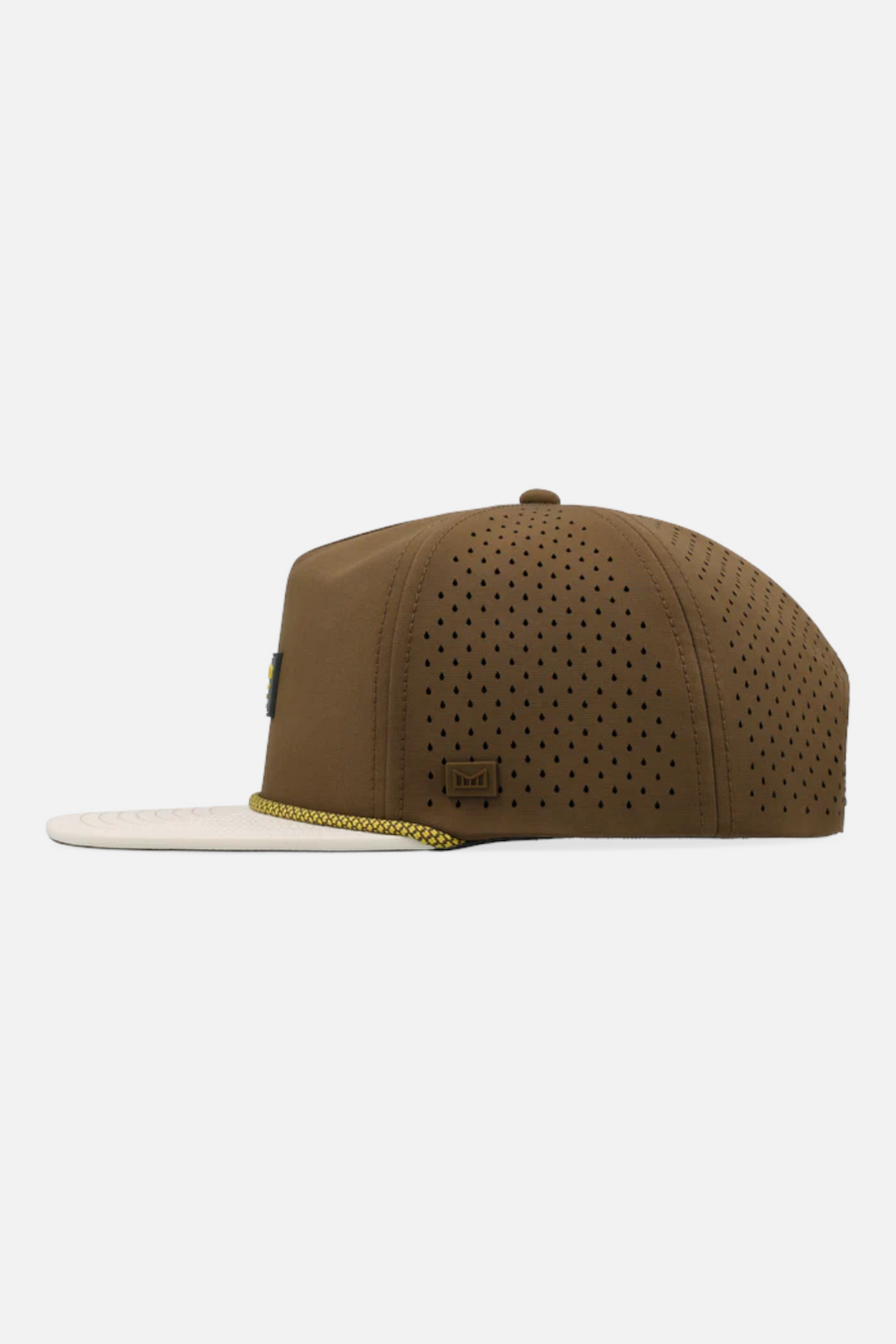 Melin Coronado Brick Hydro Snapback Hat in Yellow Jacket