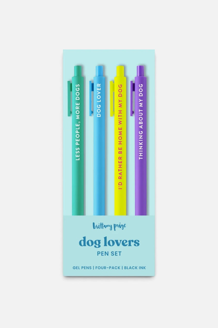 Brittany Paige Dog Lovers Pen Set – back view
