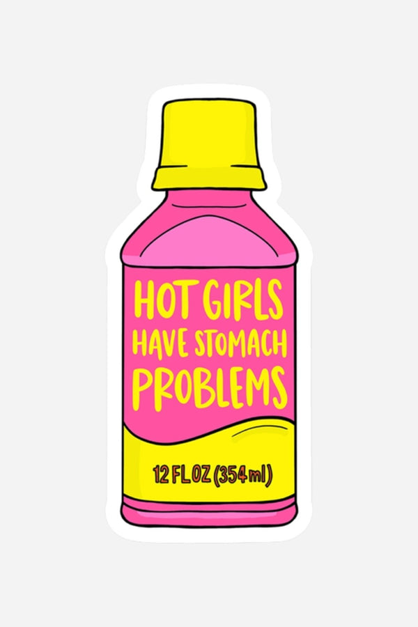 Brittany Paige Hot Girls Have Stomach Problems Sticker