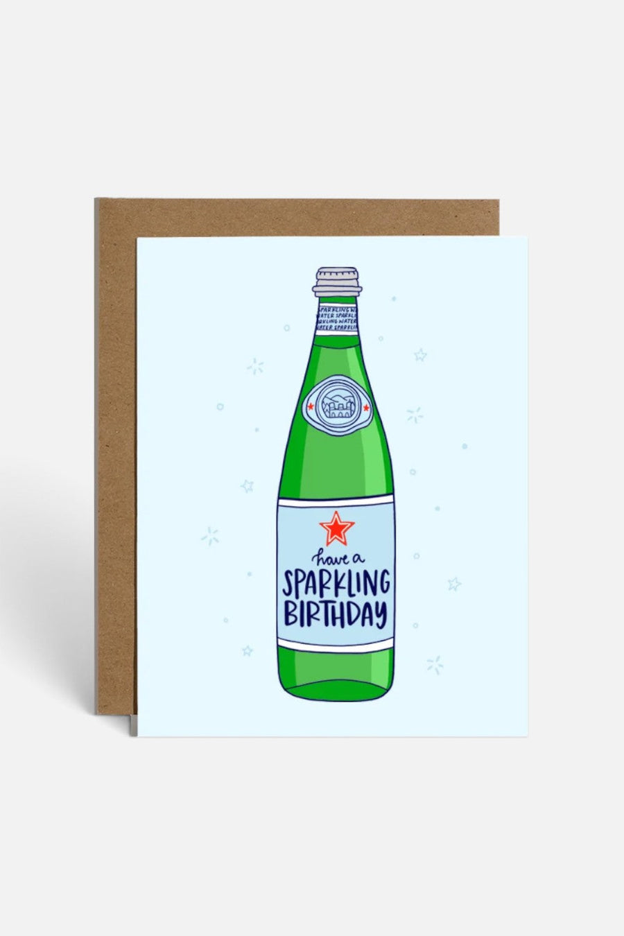 Brittany Paige Seltzer Water Sparkling Birthday Card – front view