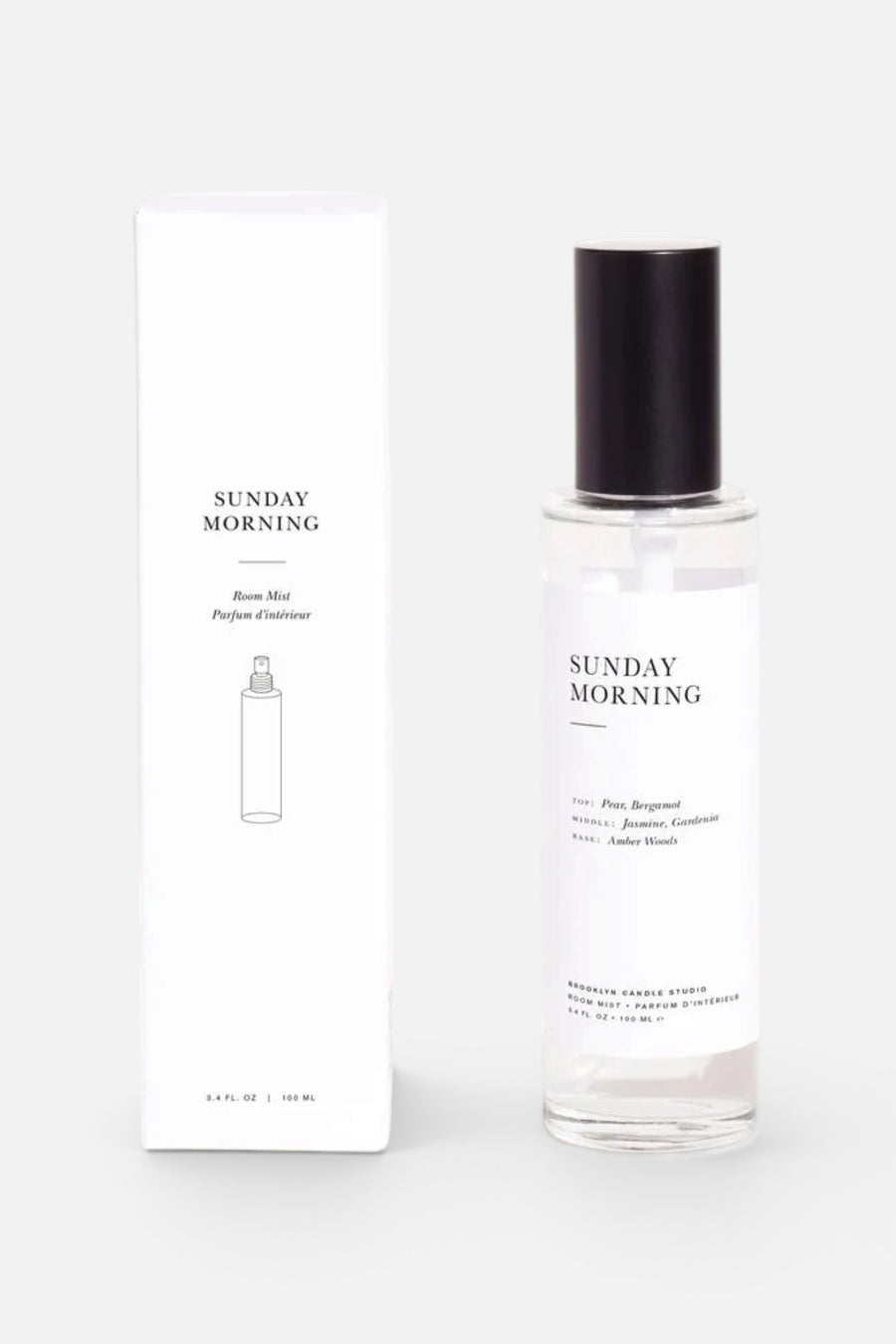 Brooklyn Candle Studio Sunday Morning Room Mist - 3.4oz – front view