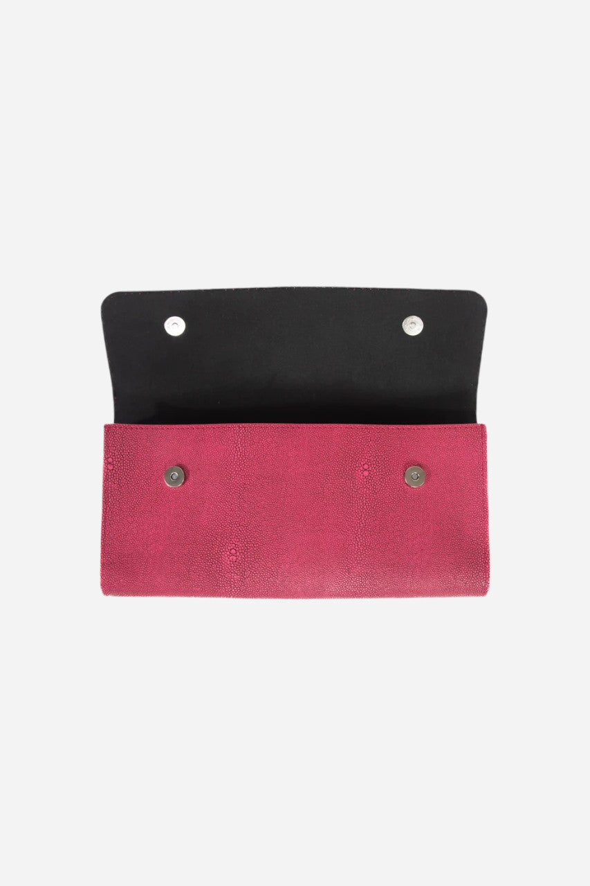 BROUK & CO. Ace 3-In-1 Wireless Charging Pad Fuschia – side view