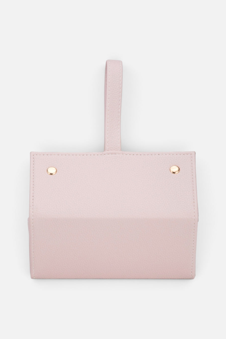 Brouk & Co. Leah 5 Eyewear & Jewelry Case in Pale Pink – front view