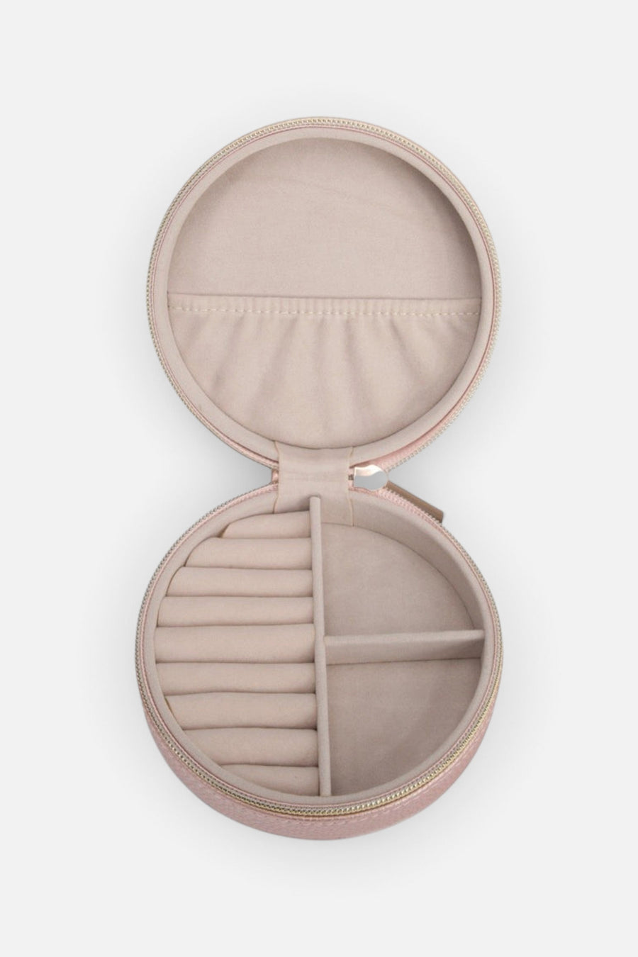 Brouk & Co. Leah Quilted Round Travel Jewelry Case – alternate