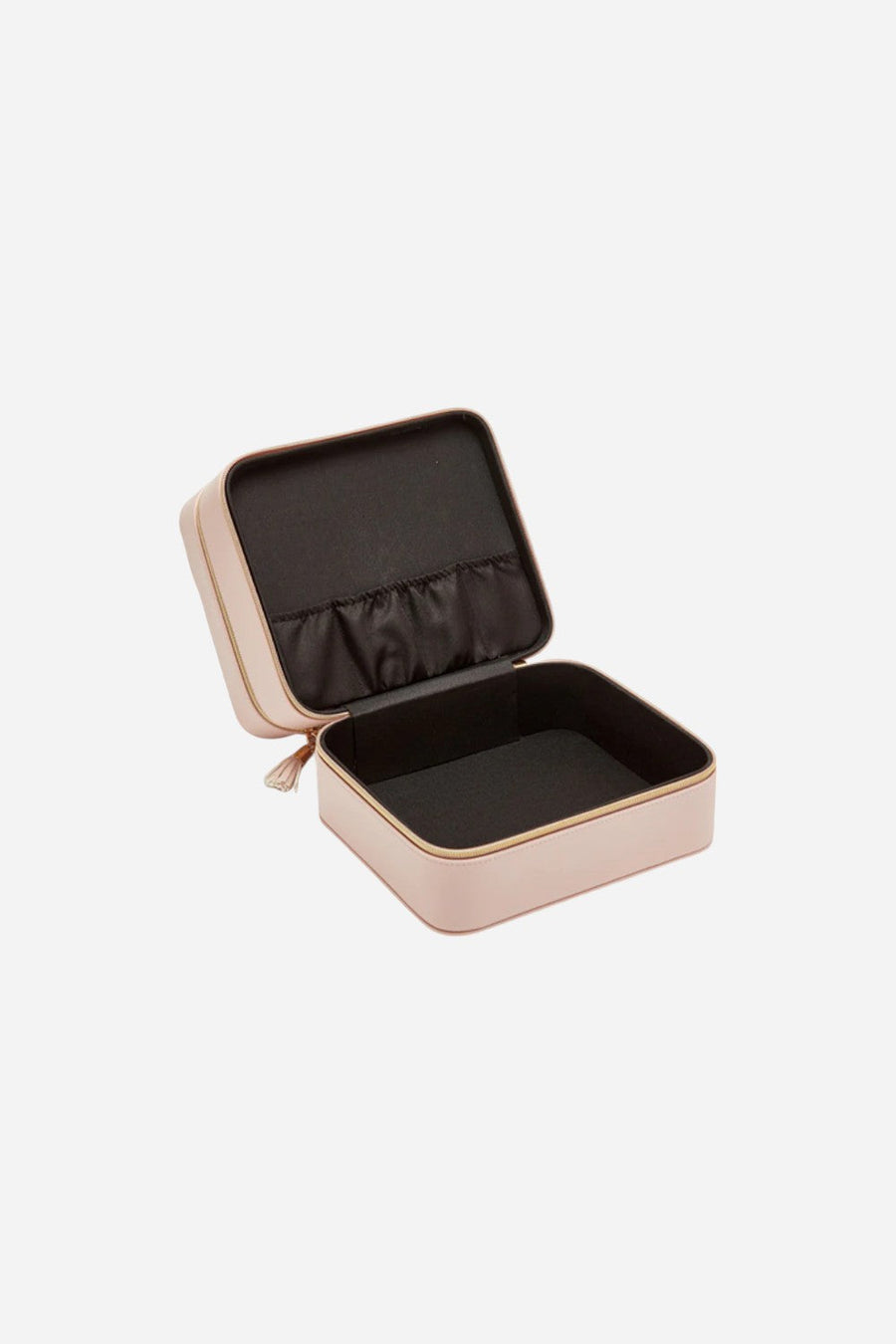 Brouk & Co. Leah Travel Cosmetic Case in Pale Pink – side view