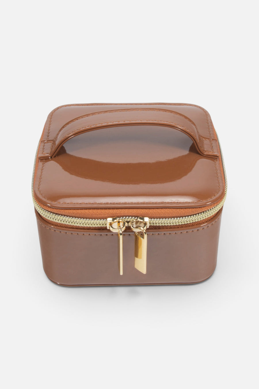 Brouk & Co. Pearl Travel Jewelry Case with Pouch – front view