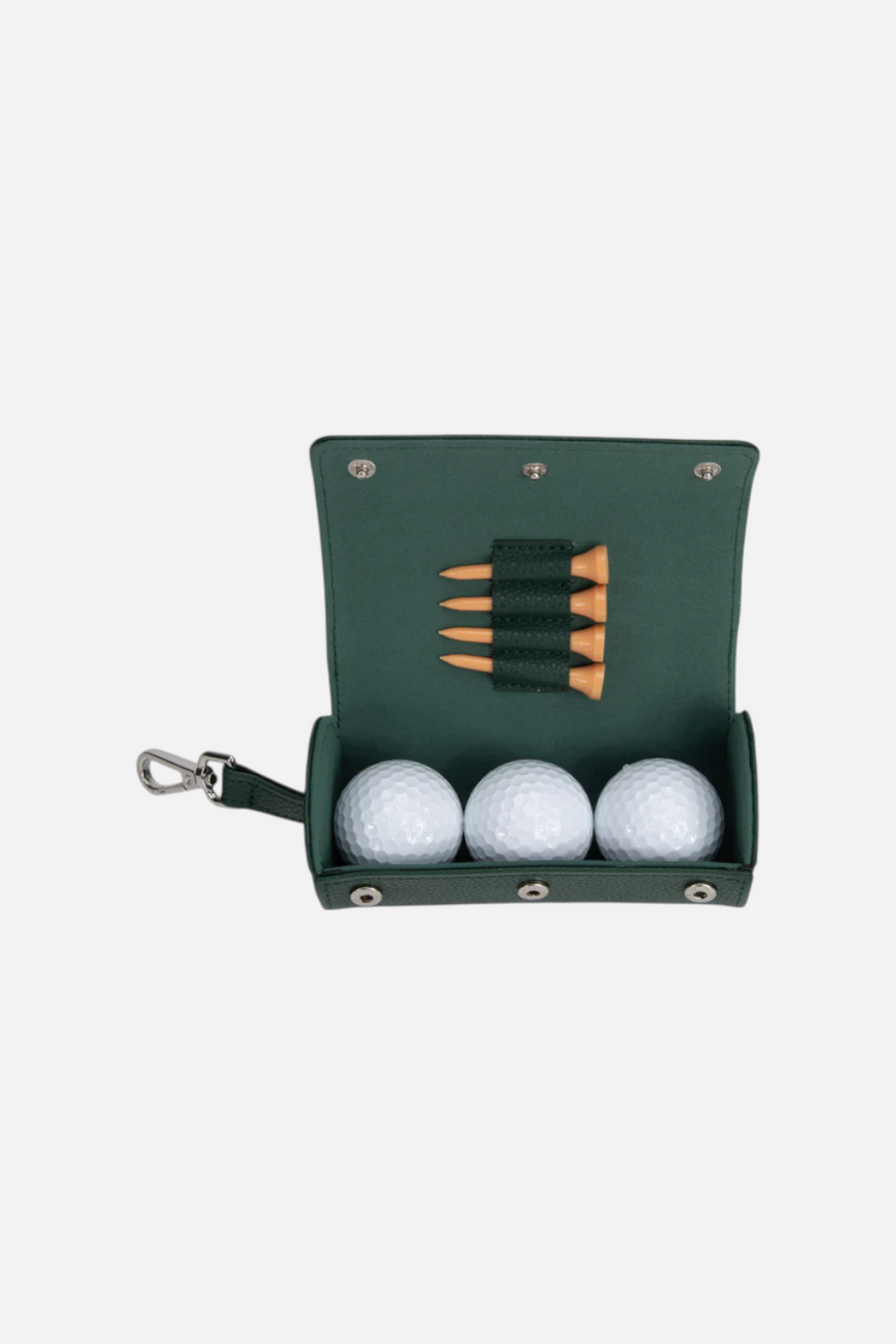 Brouk & Co Top Golf Travel Case in Hunter Green – back view