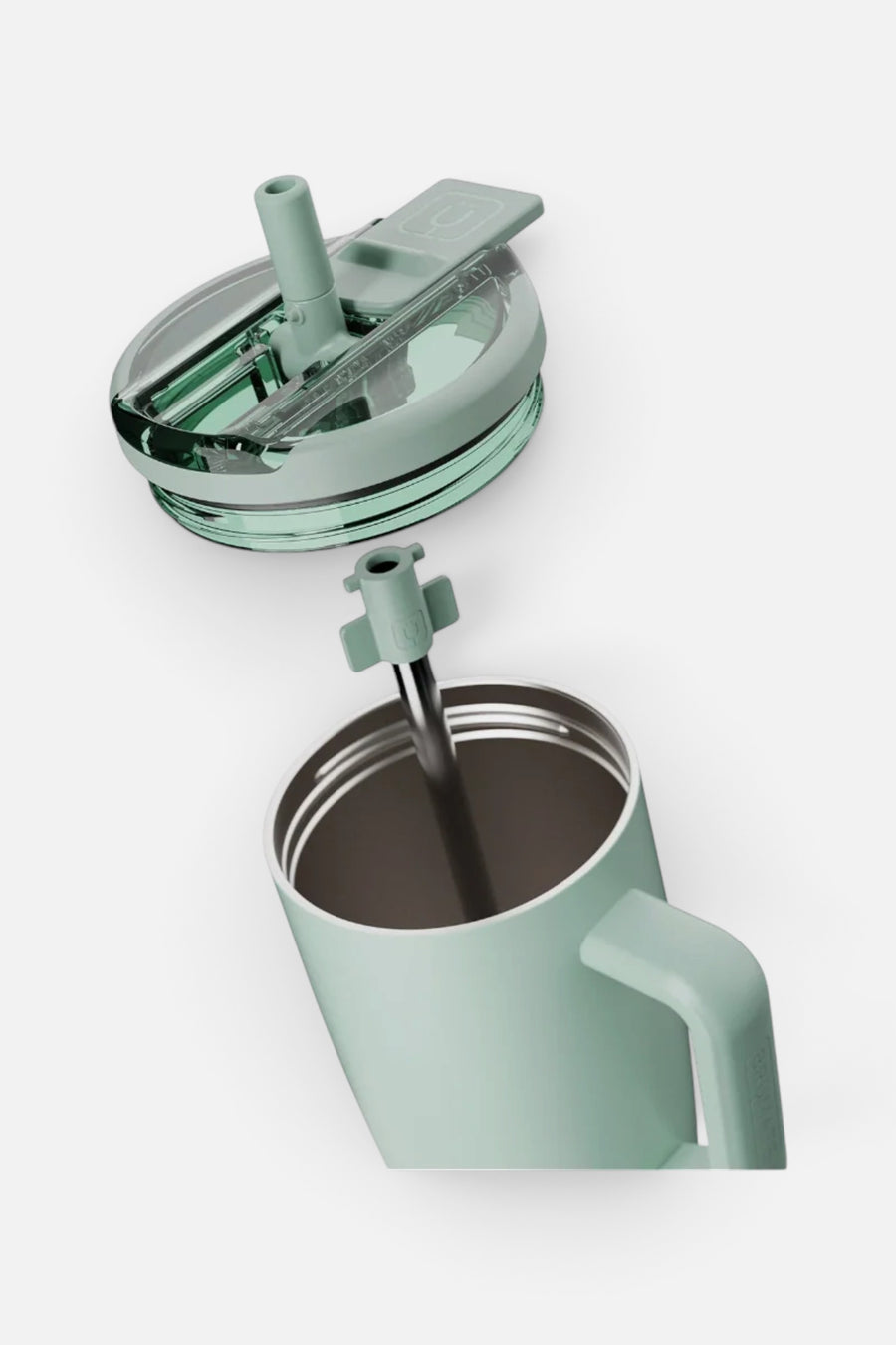 Brumate Era Flip Tumbler in Curacao – detail