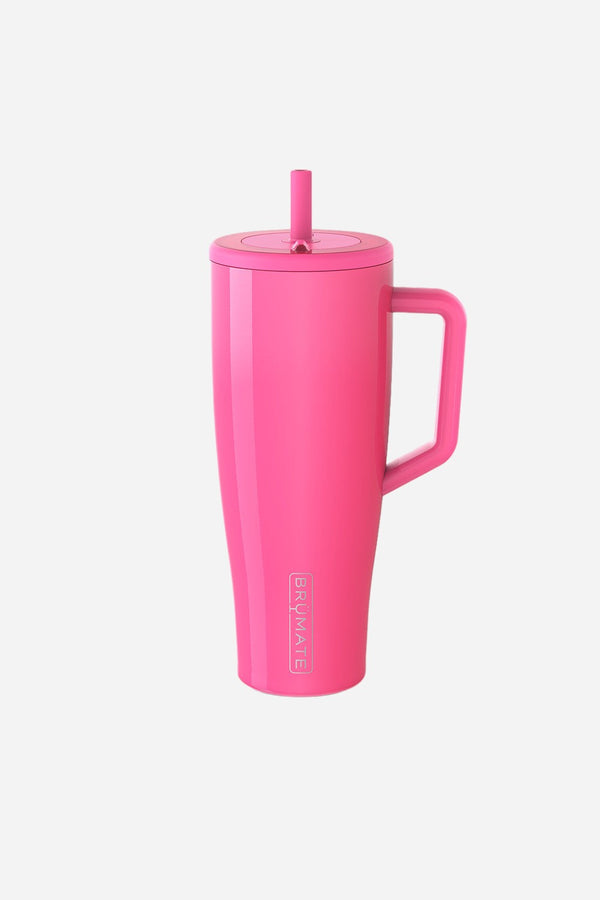 Brumate Era Straw Tumbler in in Neon Pink - 40 Oz
